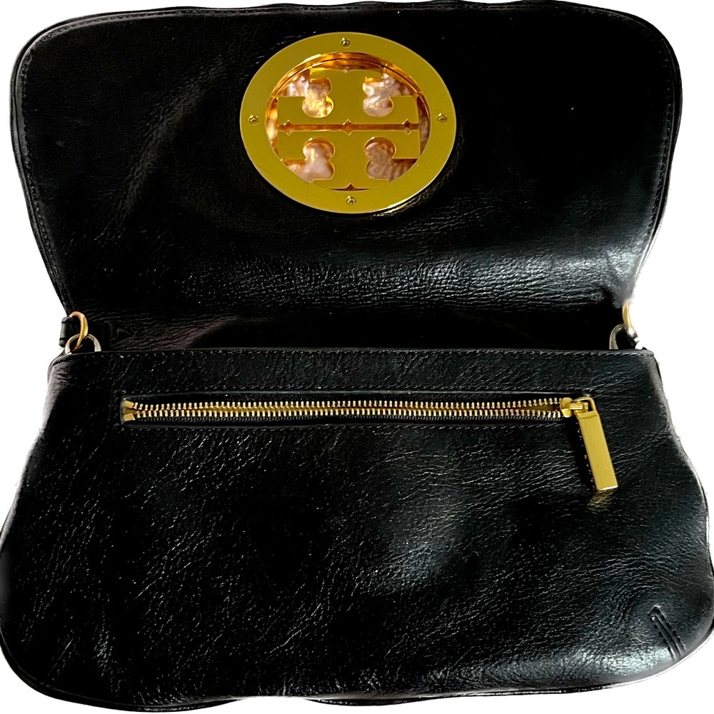 Tory Burch Logo Crossbody Purse-Gold Chain